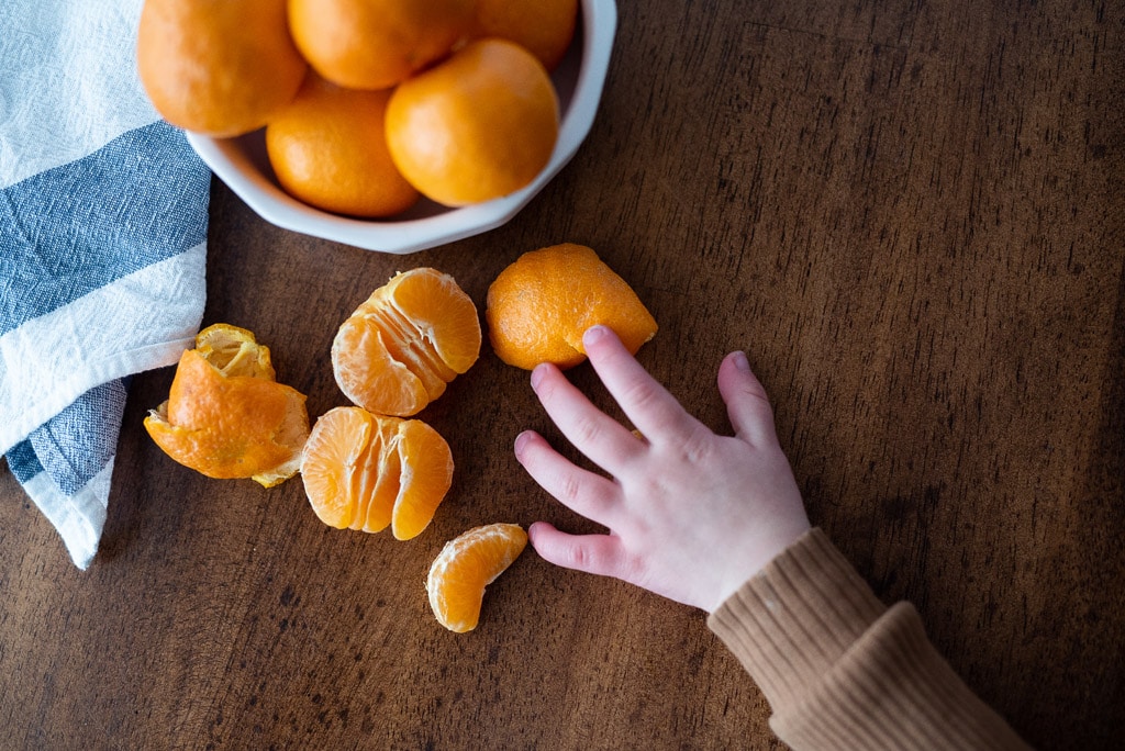 Healthy Mandarin Orange Popsicles - Monkey and Me Kitchen Adventures