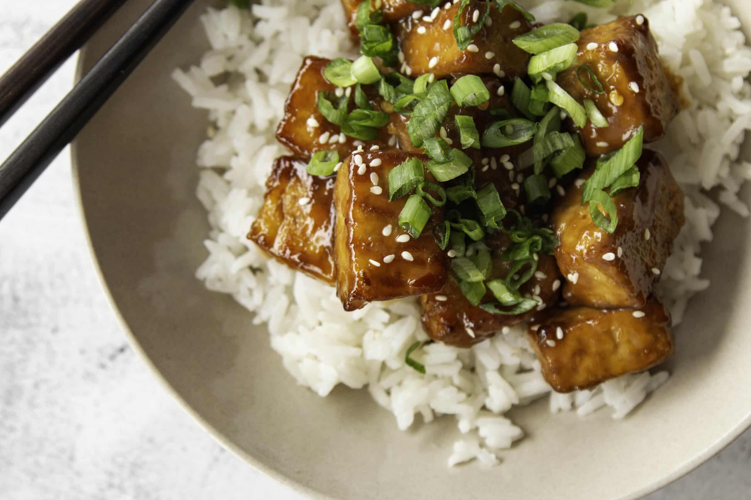 Sticky Orange Tofu Boys